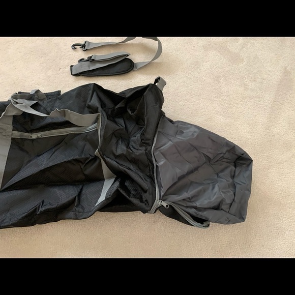 New 65L Travel Duffel Bag Foldable/Lightweight blk - Picture 12 of 16